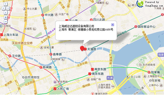 上海威迩达遮阳设备有限公司-地图