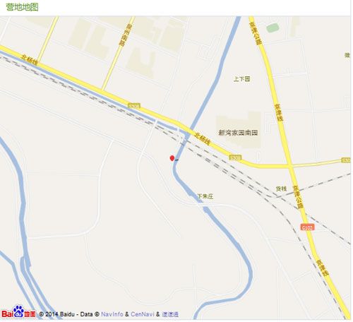 天津武清北运河郊野公园房车露营地-地图